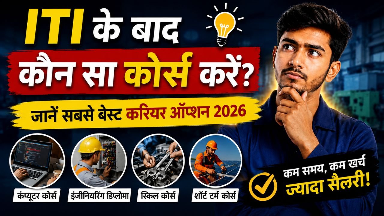 ITI के बाद कौन सा कोर्स करना चाहिए? जानें सबसे बेस्ट करियर ऑप्शन 2026