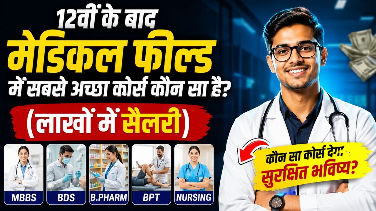 12वीं के बाद मेडिकल फील्ड में सबसे अच्छा कोर्स कौन सा है? (लाखों में सैलरी)