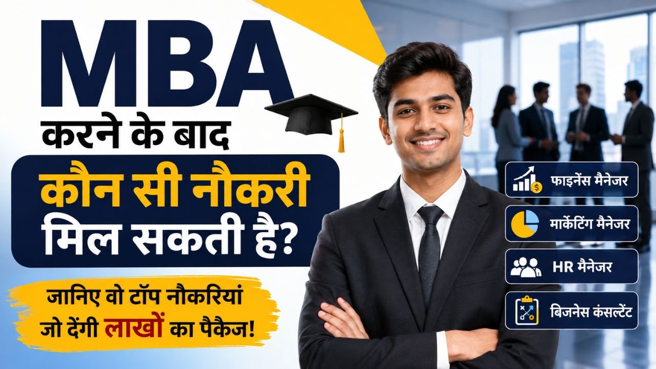 MBA करने के बाद कौन सी नौकरी मिल सकती है